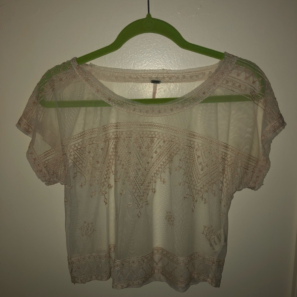 Sheer Free People Top